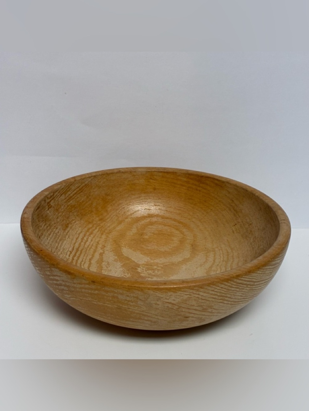 Vintage Wooden Serving Bowl